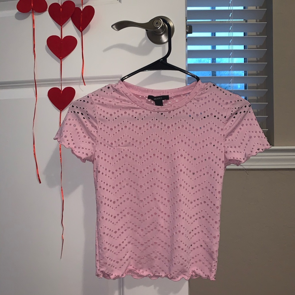 Pink Crop Top - Picture 2 of 3